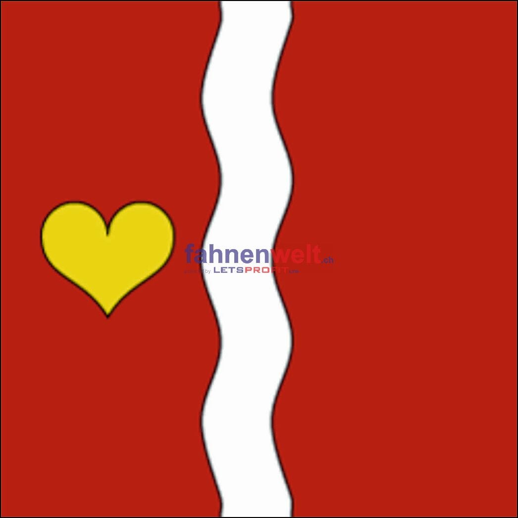 Fahne Gemeinde 6716 Corzoneso Ehemalige Gemeinde (TI) | 30 x 30 cm und Gr&ouml;sser - Bild 1