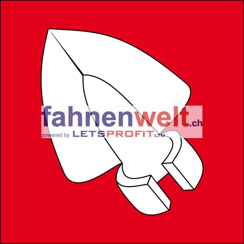 Fahne Gemeinde 3114 Wichtrach (BE) | 30 x 30 cm und Gr&ouml;sser - Bild 1