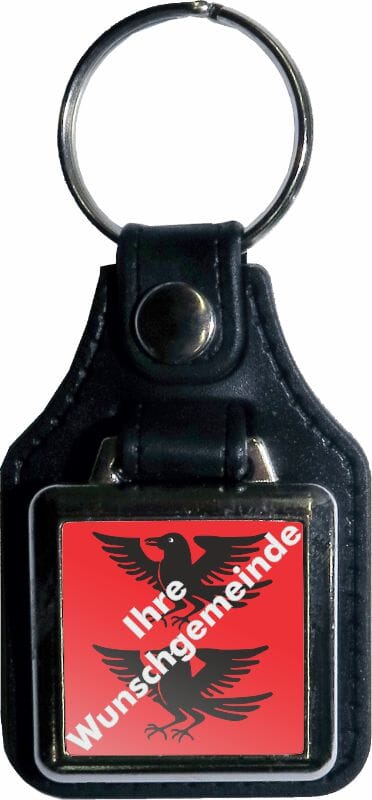 Gemeinde Schl&uuml;sselanh&auml;nger aus Metall / Kunstleder - Bild 5