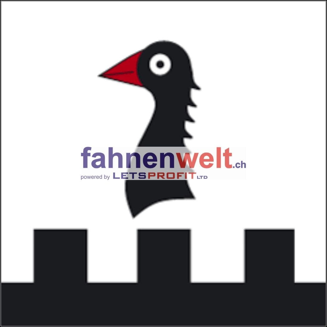 Fahne Gemeinde 7113-7116 Surcasti Ehemalige Gemeinde (GR) | 30 x 30 cm und Gr&ouml;sser - Bild 1