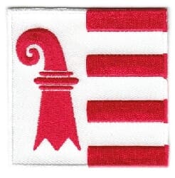 Patch Sticker zum aufb&uuml;geln Jura | 7 x 7 cm - Bild 1