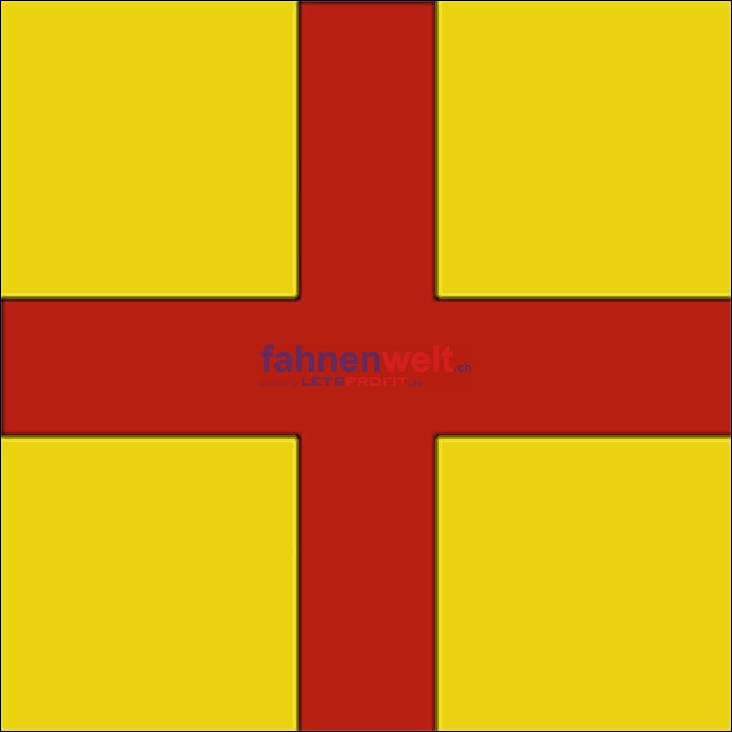 Fahne Gemeinde 9555 T&auml;gerschen Ehemalige Gemeinde (TG) | 30 x 30 cm und Gr&ouml;sser - Bild 1