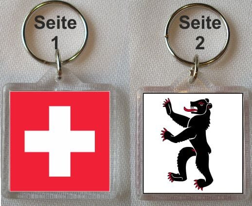 Schl&uuml;sselanh&auml;nger Appenzell Innerrhoden / Schweiz | 40 x 40 mm - Bild 1