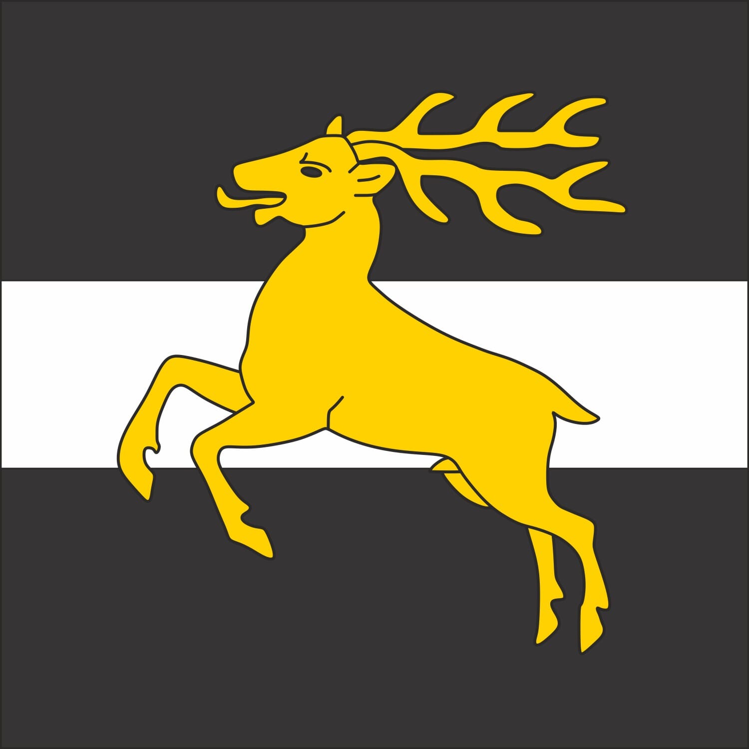 Fahne Gemeinde 1737 Plasselb (FR) | 30 x 30 cm und Gr&ouml;sser - Bild 1