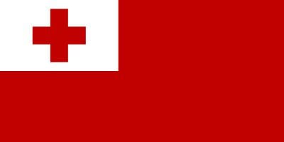 Tonga Fahne gedruckt | 90 x 150 cm - Bild 1