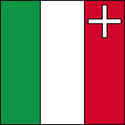 50% Fahne Neuenburg (NE) gedruckt | 120 x 120 cm | Multi-Flag - Bild 1