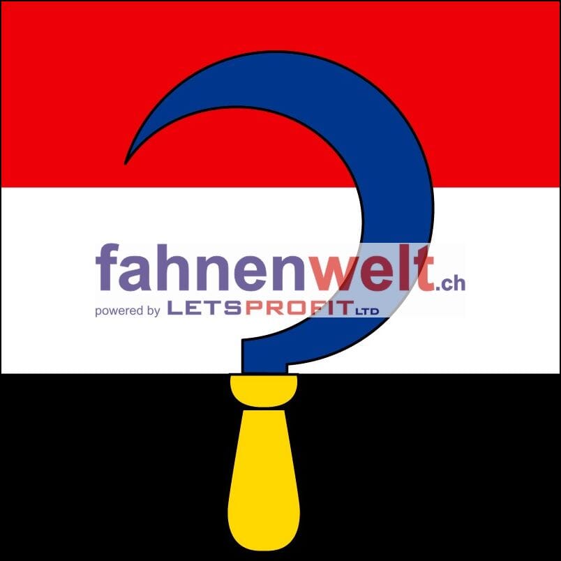 Fahne Gemeinde 5012 Eppenberg-W&ouml;schnau (SO) | 30 x 30 cm und Gr&ouml;sser - Bild 1