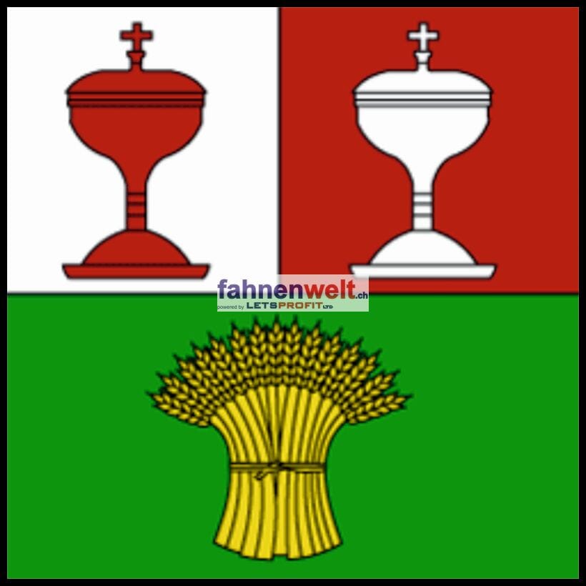Fahne Gemeinde 1418 Vuarrens (VD) | 30 x 30 cm und Gr&ouml;sser - Bild 1