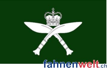 Royal Gurkhas Fahne gedruckt | 90 x 150 cm - Bild 1