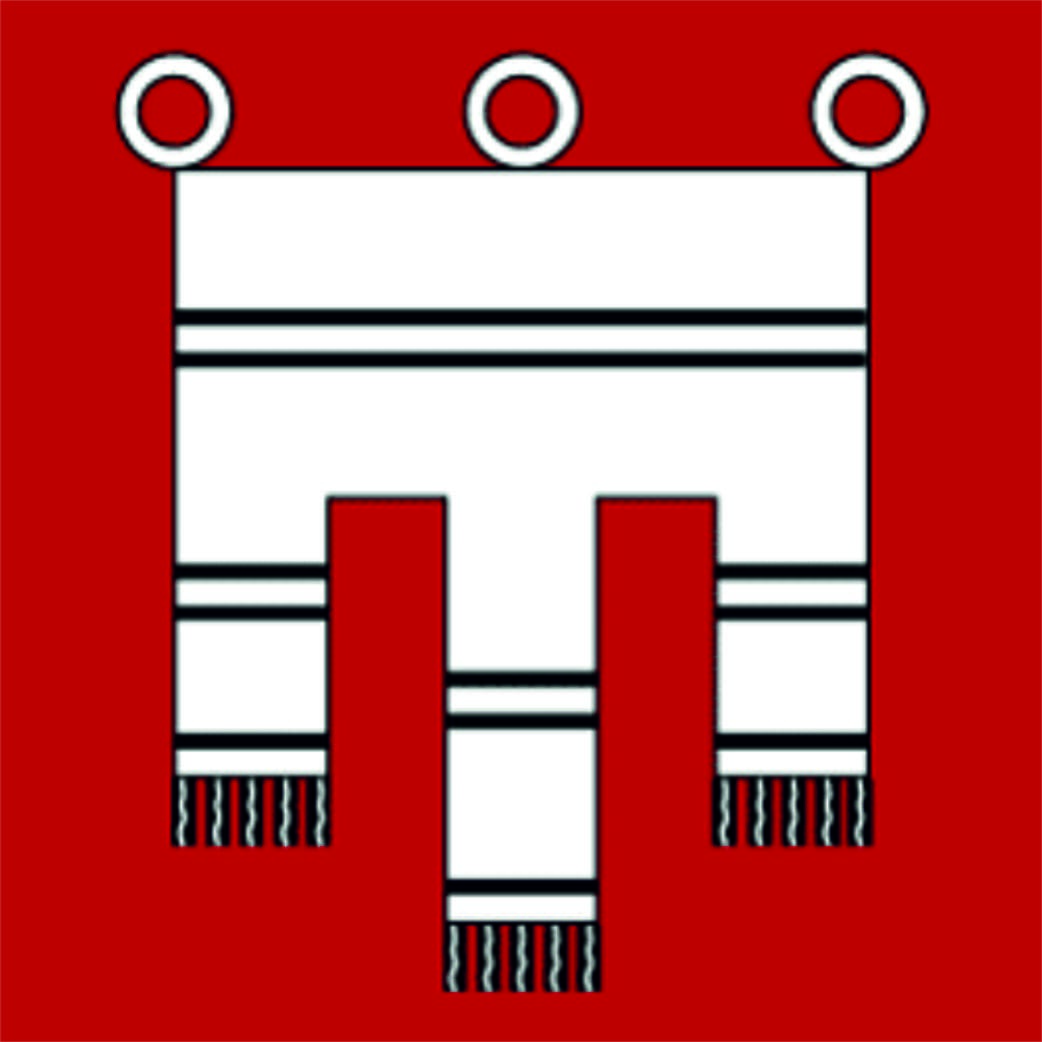 Fahne Gemeinde 9470 Werdenberg Ehemalige Gemeinde (SG) | 30 x 30 cm und Gr&ouml;sser - Bild 1