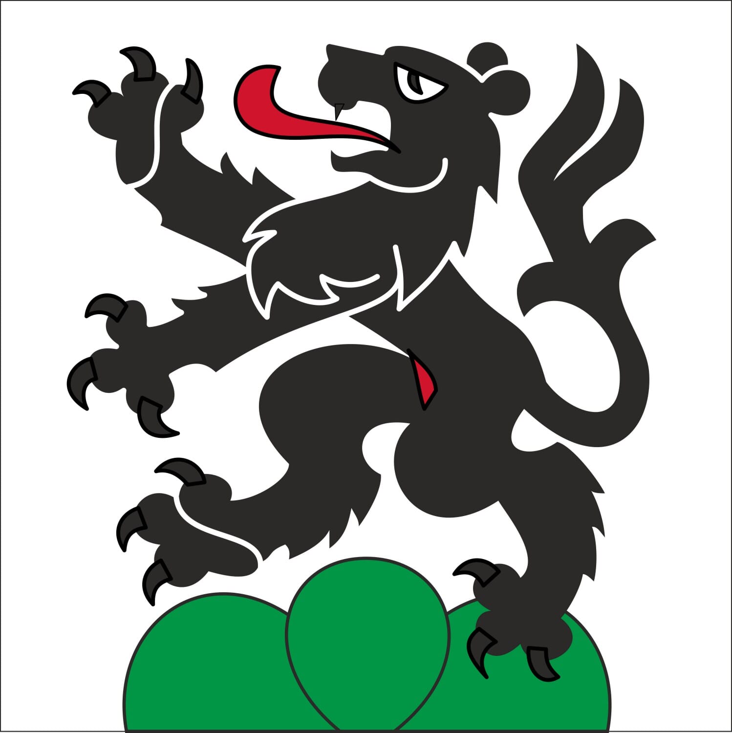 Fahne Gemeinde 3150 Schwarzenburg(BE) | 30 x 30 cm und Gr&ouml;sser - Bild 1