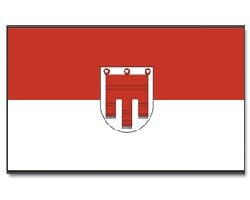 Vorarlberg mit Wappen gedruckt im Querformat | 90 x 150 cm - Bild 1