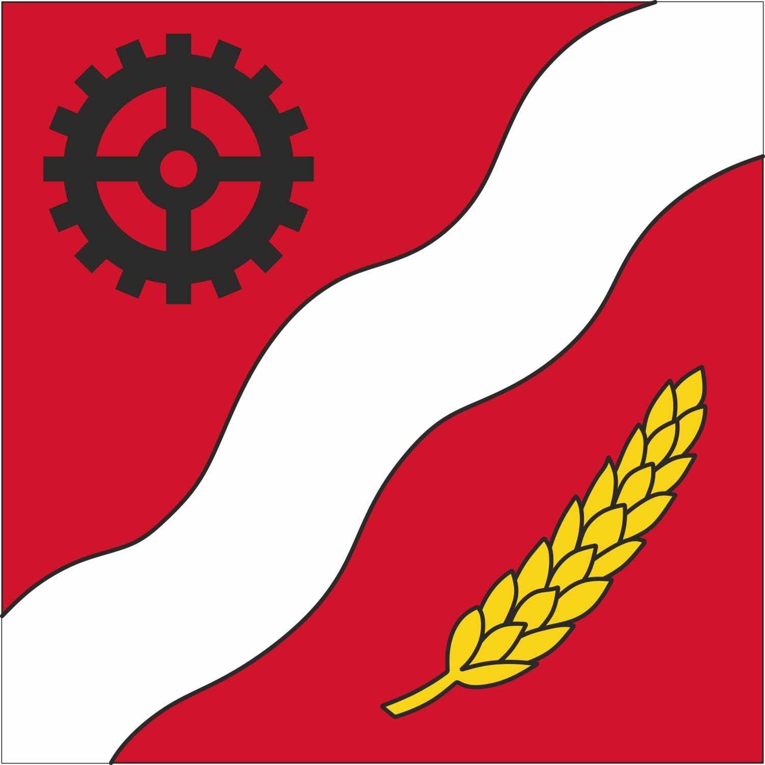 Fahne Gemeinde 5300 Turgi (AG) | 30 x 30 cm und Gr&ouml;sser - Bild 1