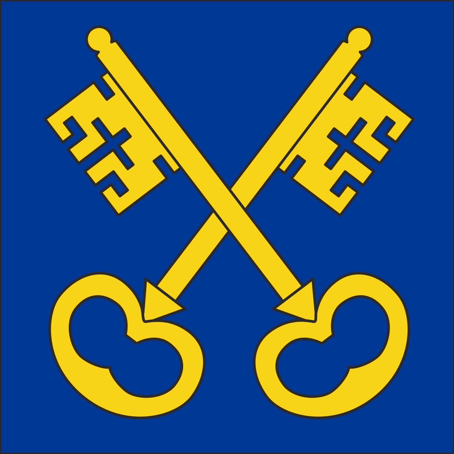 Fahne Gemeinde 8887 Mels (SG) | 30 x 30 cm und Gr&ouml;sser - Bild 1