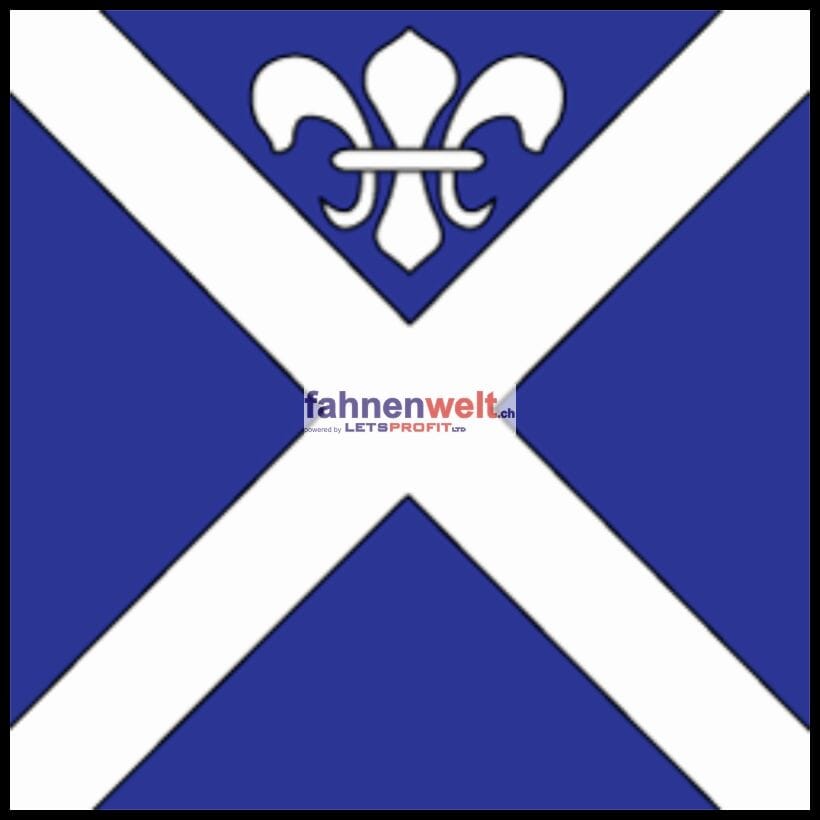Fahne Gemeinde 1752 Villars-sur-Glane (FR) | 30 x 30 cm und Gr&ouml;sser - Bild 1