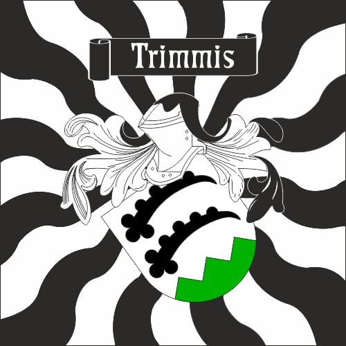 Fahne geflammt Gemeinde 7203 Trimmis (GR) | 30 x 30 cm und Gr&ouml;sser - Bild 1