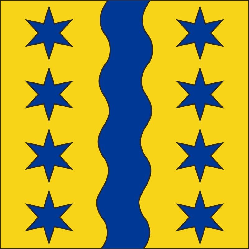 Fahne Gemeinde Glarus Nord (GL) | 30 x 30 cm und Gr&ouml;sser - Bild 1