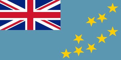 Tuvalu Fahne gedruckt | 60 x 90 cm - Bild 1