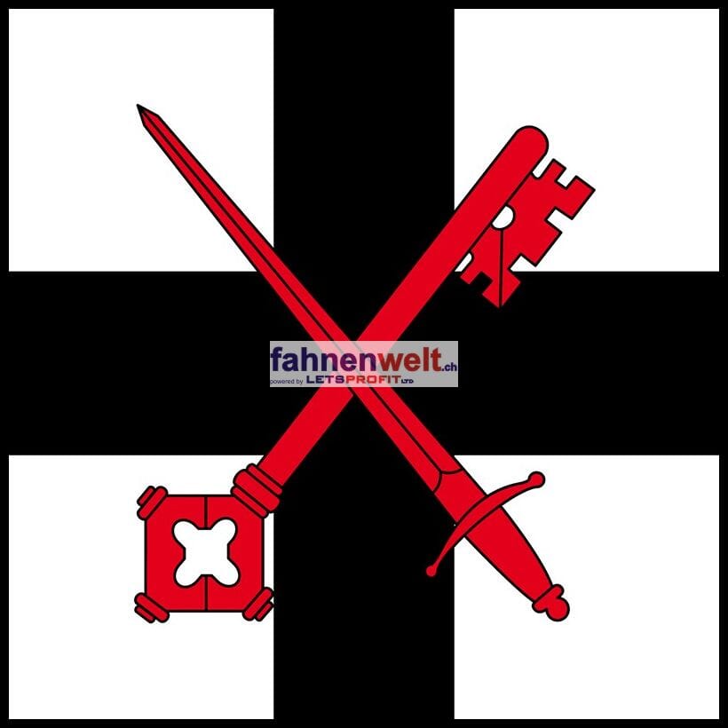Fahne Gemeinde 1321 Arnex-sur-Orbe (VD) | 30 x 30 cm und Gr&ouml;sser - Bild 1
