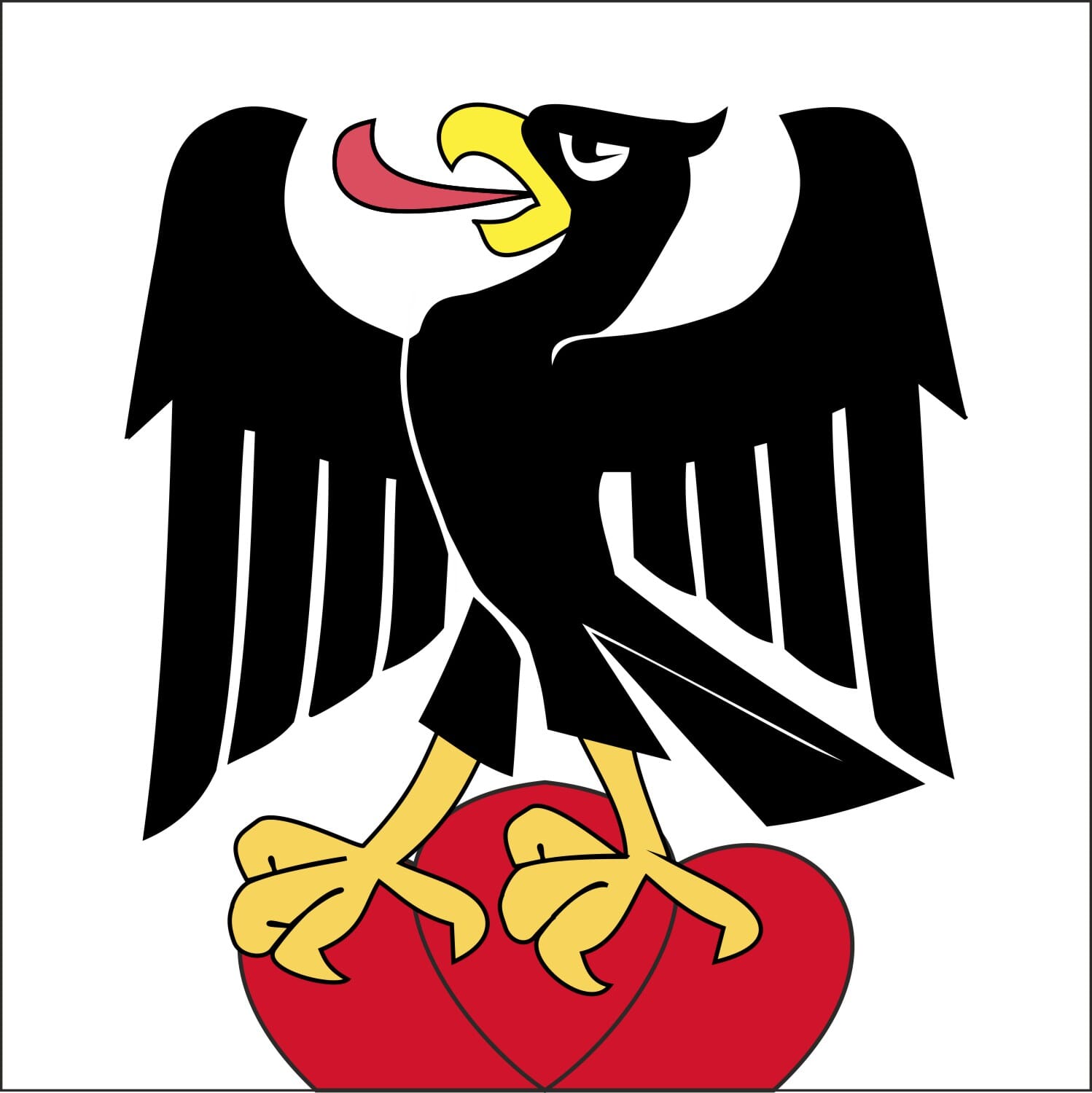 Fahne Gemeinde 3270 Aarberg (BE) | 30 x 30 cm und Gr&ouml;sser - Bild 1
