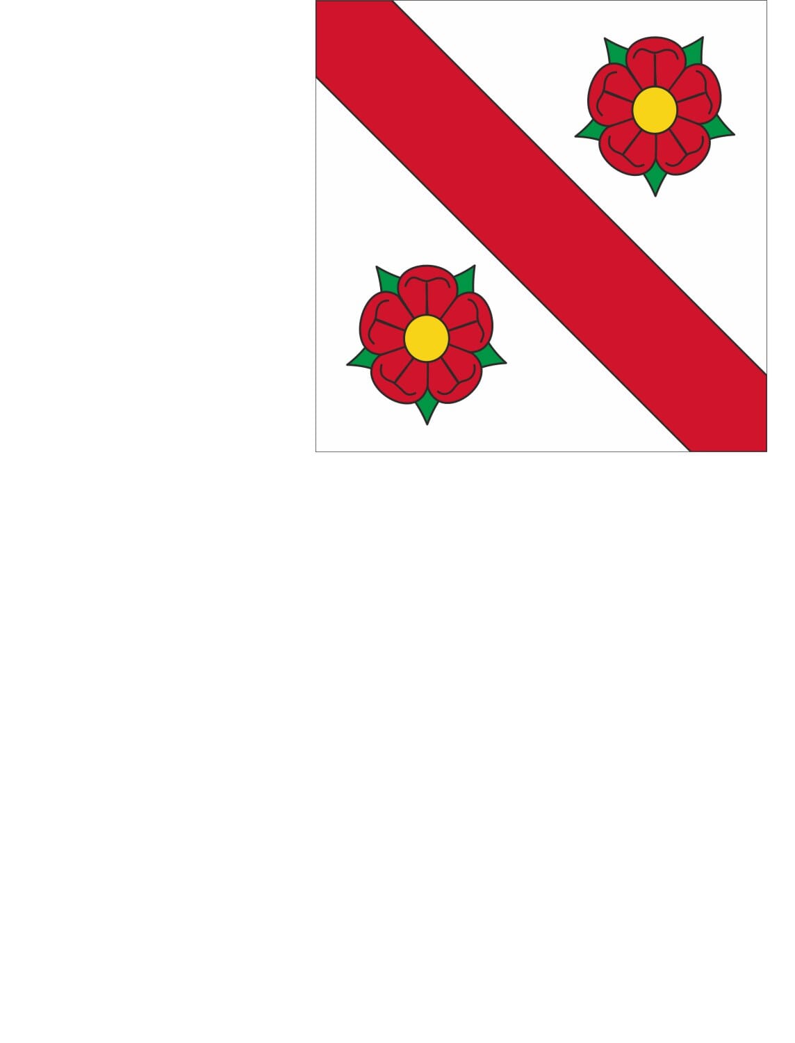 Fahne Gemeinde 3326 Krauchthal (BE) | 30 x 30 cm und Gr&ouml;sser - Bild 1