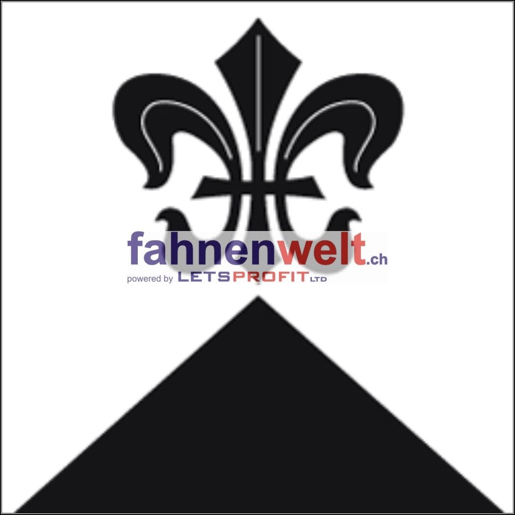 Fahne Kreis Surses (GR) | 30 x 30 cm und Gr&ouml;sser - Bild 1