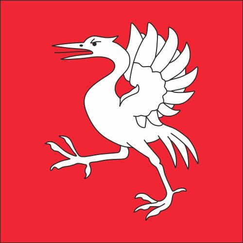 Fahne Gemeinde 1663 Greyerz (FR) | 30 x 30 cm und Gr&ouml;sser - Bild 1