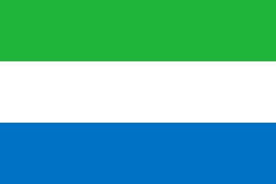 Sierra Leone gedruckt im Querformat | 90 x 150 cm - Bild 1
