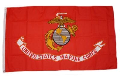 US Marine Corps Fahne gedruckt | 90 x 150 cm - Bild 1