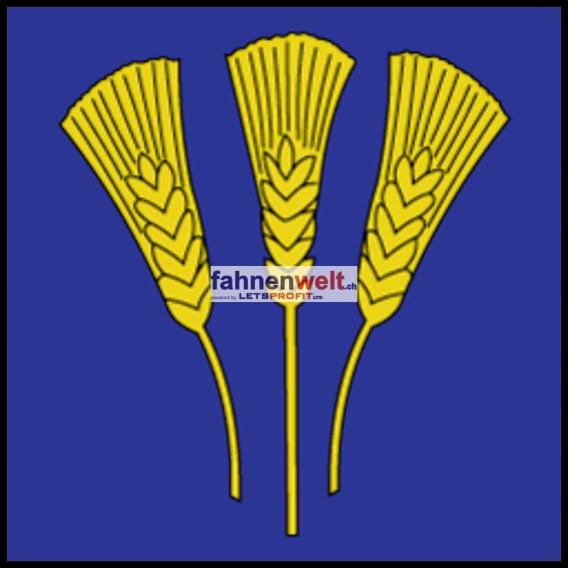 Fahne Gemeinde 1430 Orges (VD) | 30 x 30 cm und Gr&ouml;sser - Bild 1