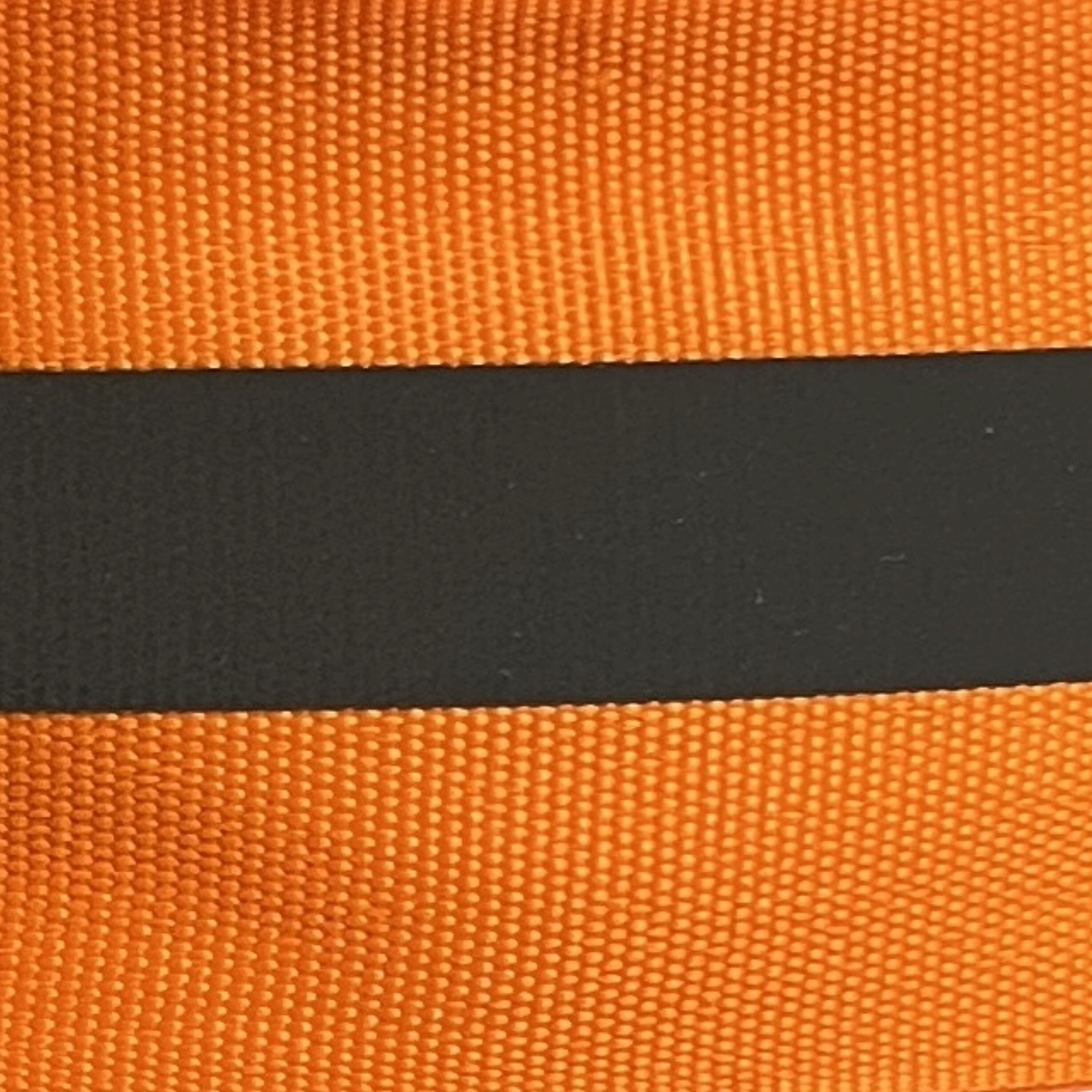 Reflektierendes Band zum Aufn&auml;hen orange 1 cm mit 0.5 cm Reflektorstreifen Meterware - Bild 3
