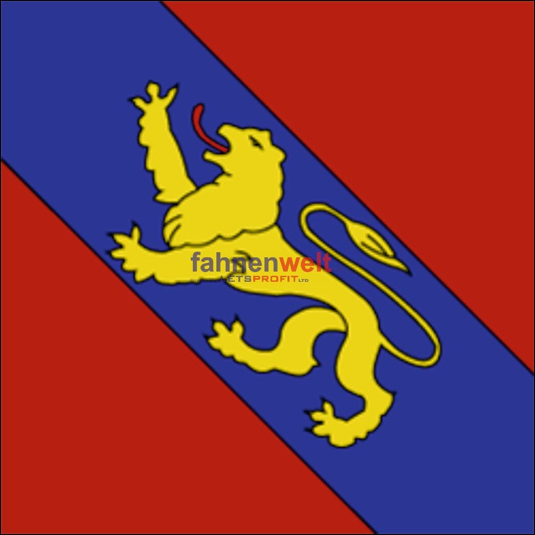 Fahne Gemeinde 5735 Pfeffikon Ehemalige Gemeinde (LU) | 30 x 30 cm und Gr&ouml;sser - Bild 1