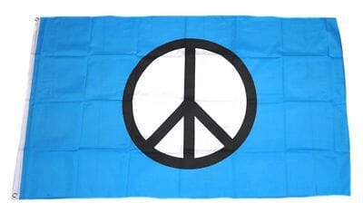 CND Frieden / Peace Fahne gedruckt | 60 x 90 cm - Bild 1