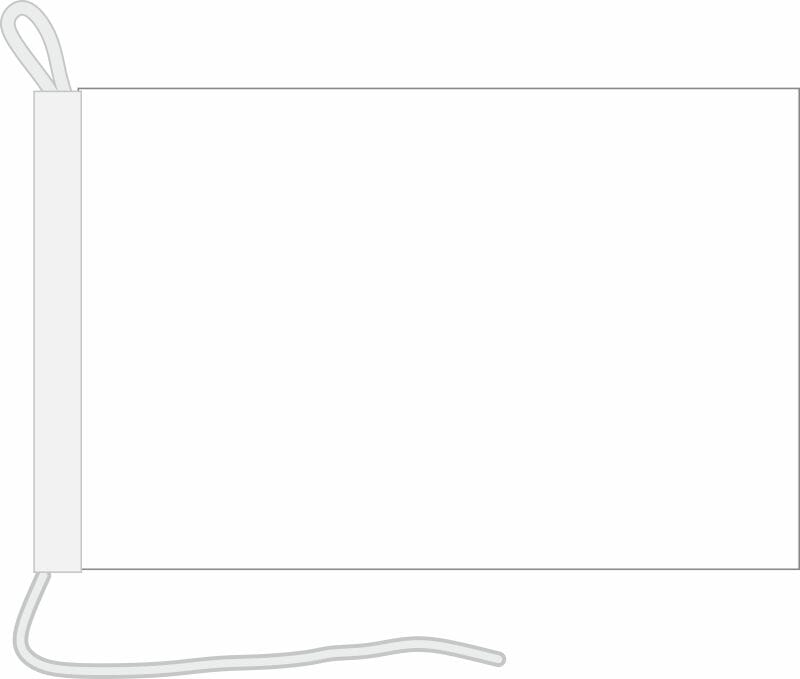 Bootsfahne weiss | 30 x 45 cm - Bild 1