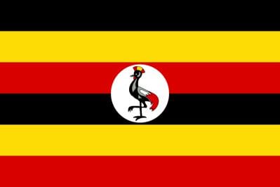 Uganda gedruckt im Querformat | 90 x 150 cm - Bild 1