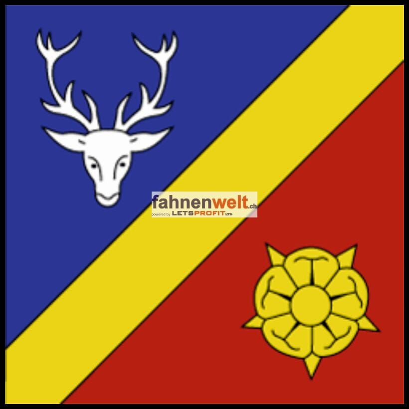 Fahne Gemeinde 1080 Les Cullayes Ehemalige Gemeinde (VD) | 30 x 30 cm und Gr&ouml;sser - Bild 1