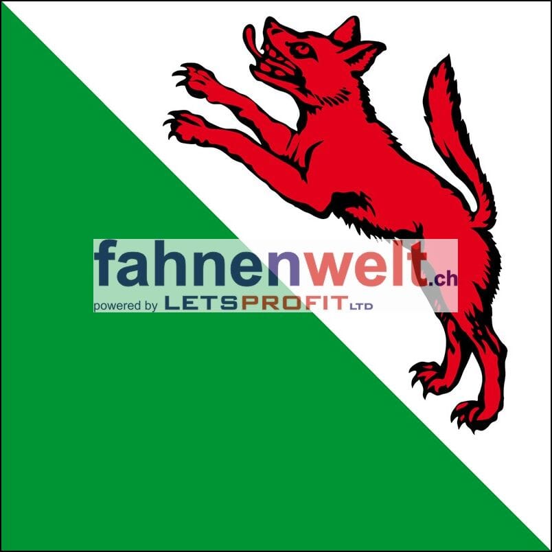 Fahne Gemeinde 9427 Wolfhalden (AR) | 30 x 30 cm und Gr&ouml;sser - Bild 1