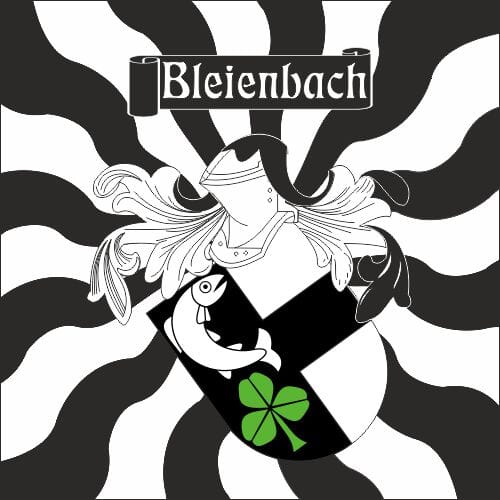 Fahne geflammt Gemeinde 3368 Bleienbach (BE) | 30 x 30 cm und Gr&ouml;sser - Bild 1