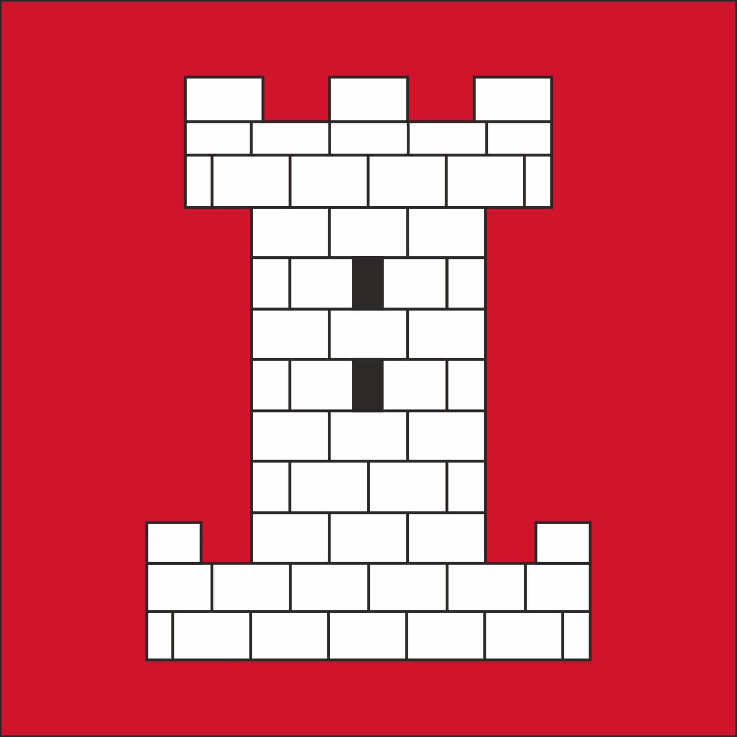 Fahne Gemeinde 8572 Berg (TG) | 30 x 30 cm und Gr&ouml;sser - Bild 1