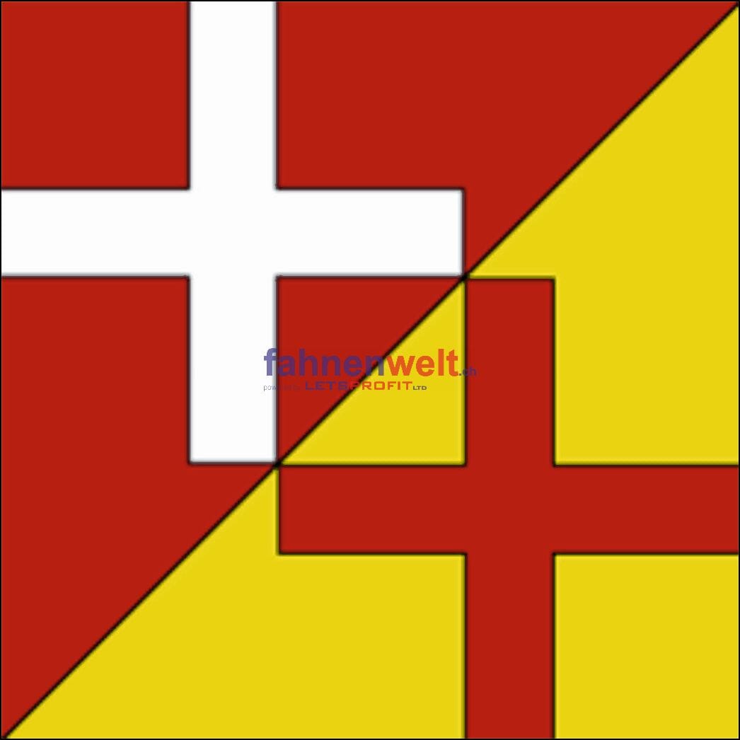 Fahne Gemeinde 9555 Tobel-T&auml;gerschen (TG) | 30 x 30 cm und Gr&ouml;sser - Bild 1