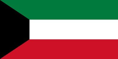 L&auml;nderfahne Kuwait | Multi-Flag | ca. 90 x 150 cm - Bild 1