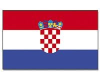 KROATIEN HISSFAHNE GEDRUCKT IM QUERFORMAT | 30 X 45 CM - Bild 1