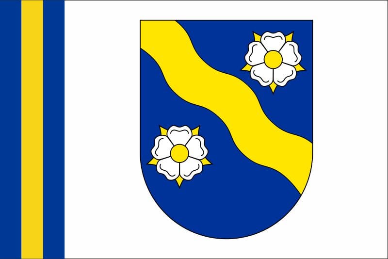 Fahne Gemeinde 9487 Gamprin / Bendern FL WAPPEN | 20 x 30 cm und Gr&ouml;sser - Bild 1