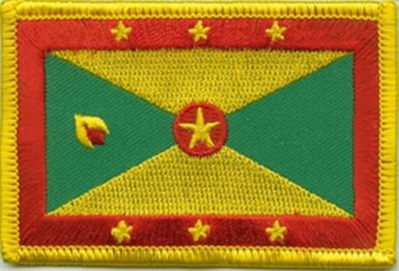 Patch Sticker zum aufb&uuml;geln Grenada | 5.5 x 9 cm - Bild 1