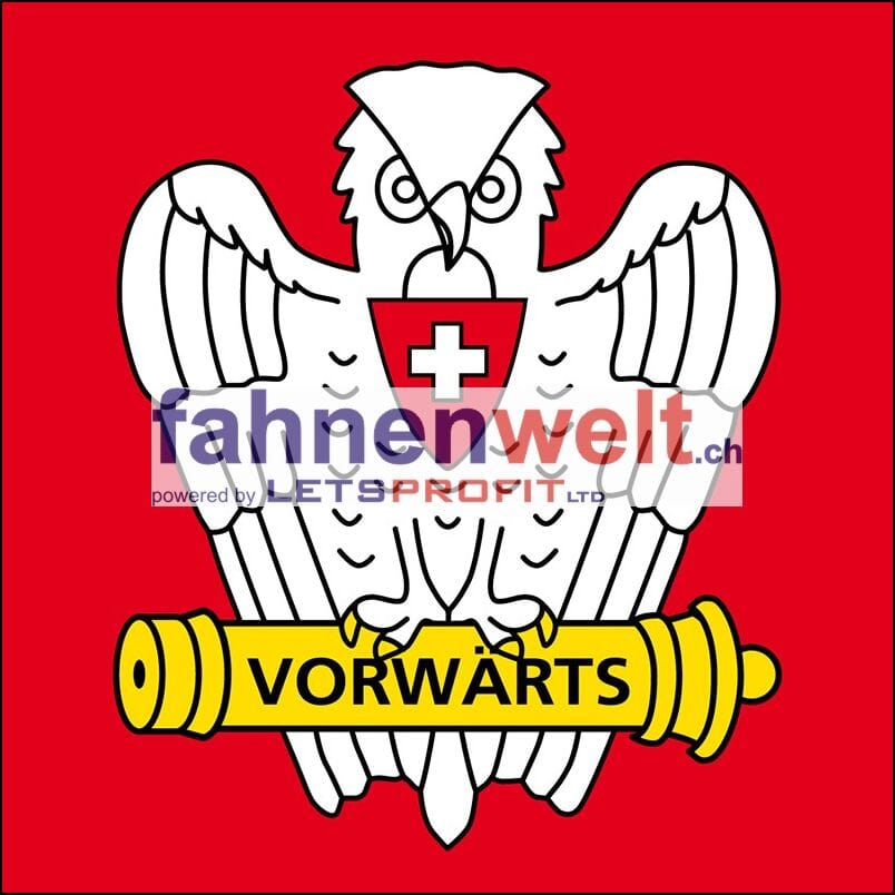 Fahne Gemeinde 4513 Langendorf (SO) | 30 x 30 cm und Gr&ouml;sser - Bild 1