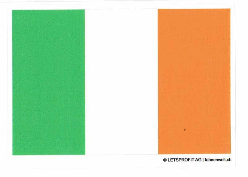Aufkleber Irland | 7 x 9.5 cm - Bild 1