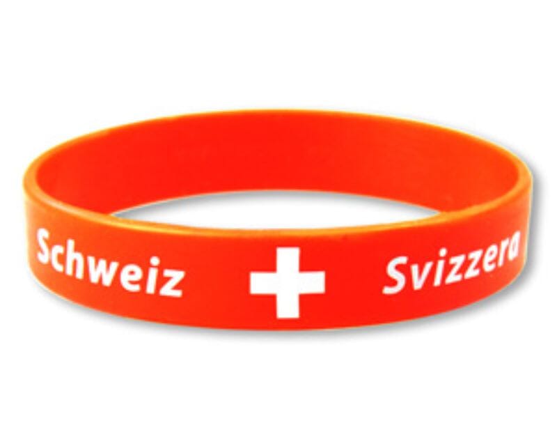 Silikon Armband Schweiz-Svizzera-Suisse - Bild 1