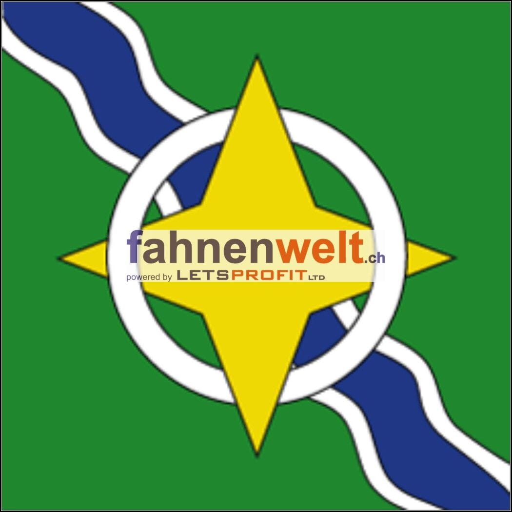 Fahne Gemeinde 7113 Suraua Ehemalige Gemeinde (GR) | 30 x 30 cm und Gr&ouml;sser - Bild 1