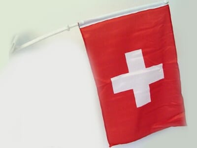 Autofahne / Autoflagge Schweiz | ca. 30 x 45 cm - Bild 1