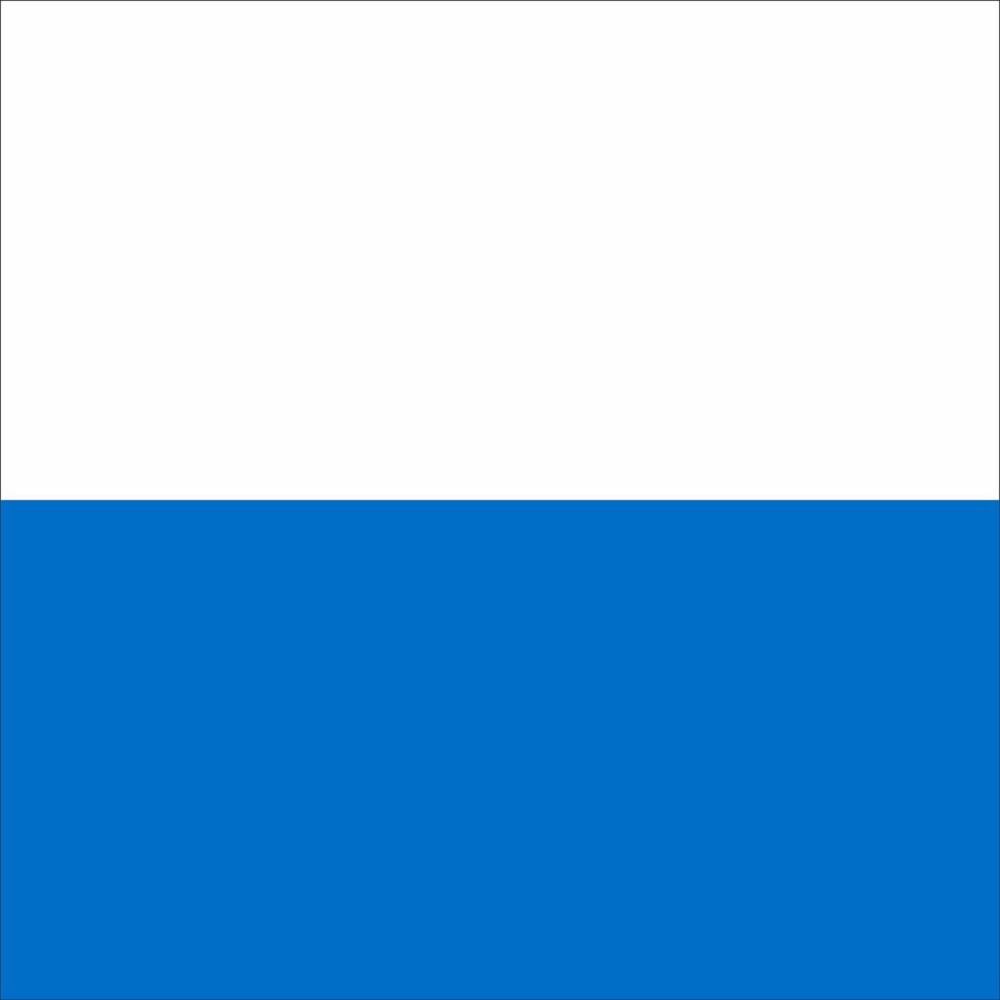 Fahne Gemeinde 6000 Luzern (LU) mittleres blau | 30 x 30 cm und Gr&ouml;sser - Bild 1